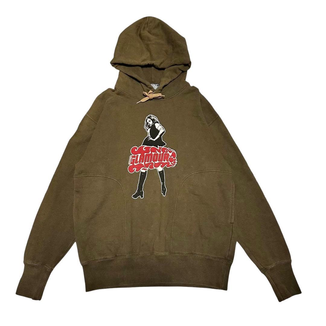 ヒステリックグラマー パーカー ヴィクセンガール センターロゴ バック