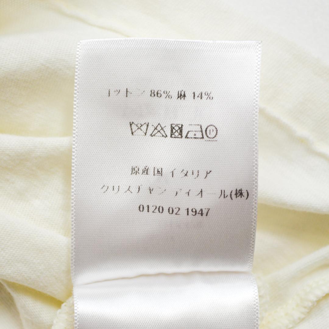 Christian Diorクリスチャンディオール イタリア製 綿麻TシャツM