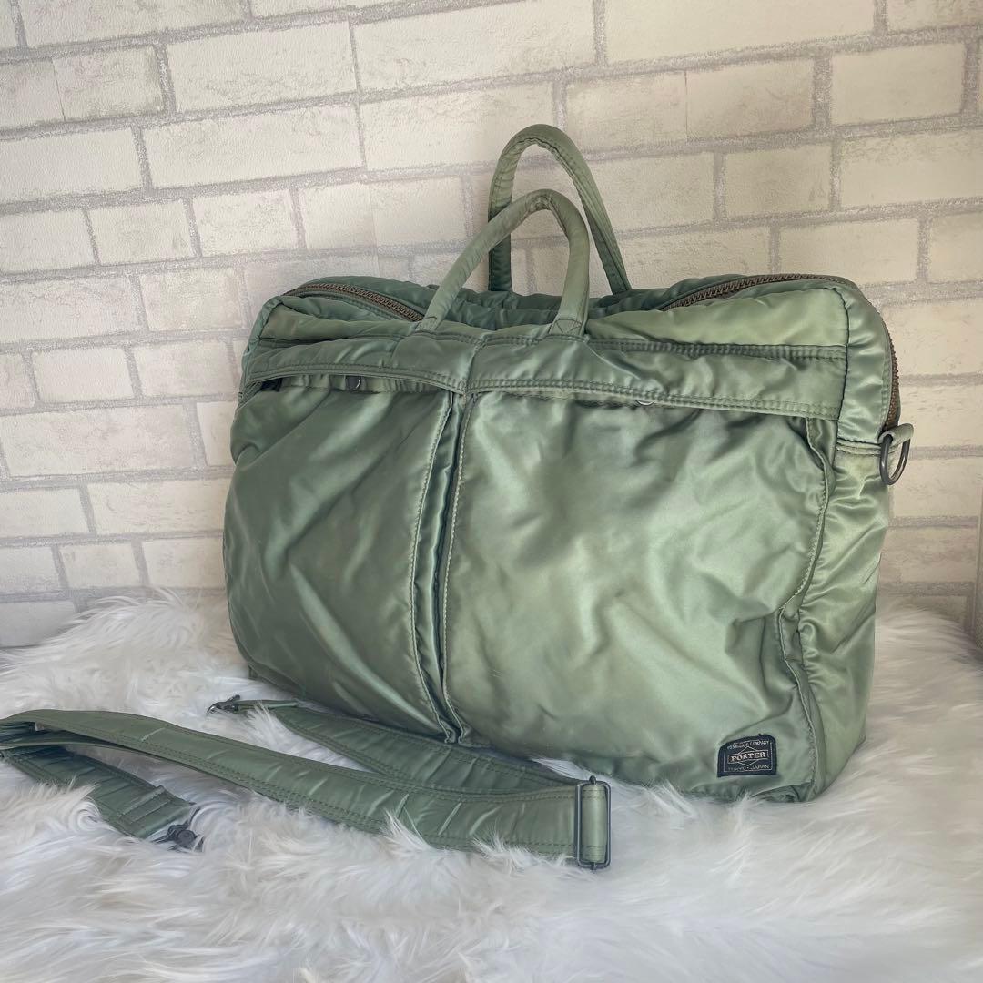 ポータータンカー2way ビジネスバッグセージグリーン