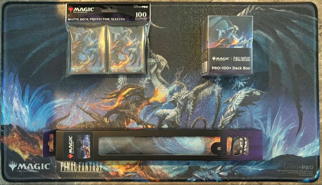 希少】ウルトラプロ FF プレイマット、デッキケース、スリーブ3点セット