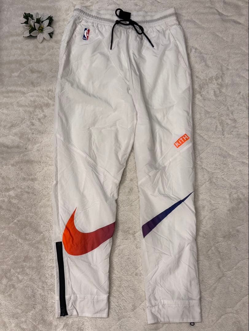KITH Nike キス ナイキ コラボ ナイロン セットアップ ホワイト S