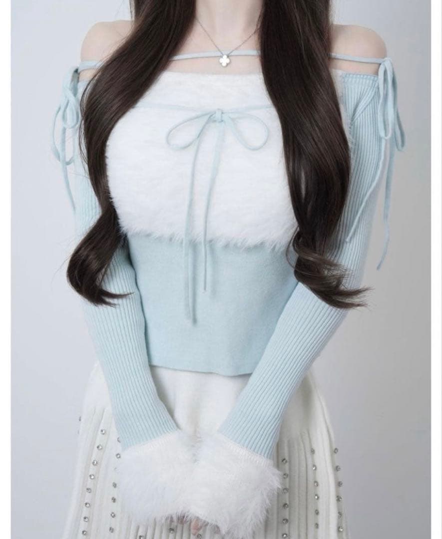 lumignon ルミニョン トップス ブルー lumignon ブルー