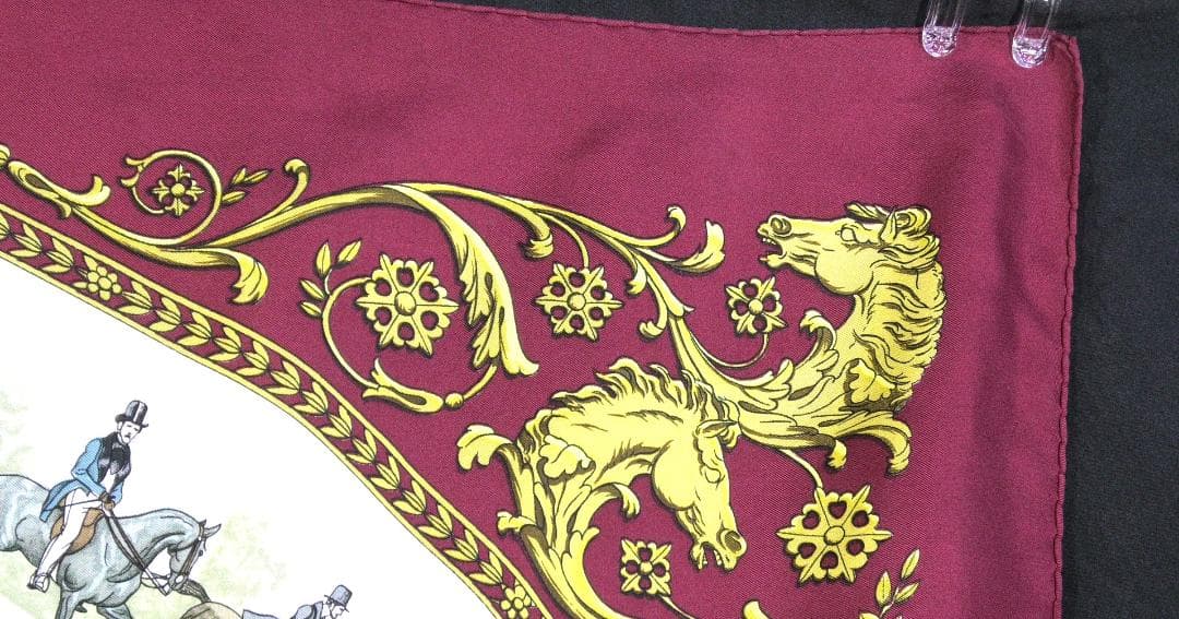 HERMES エルメス 大判スカーフ カレ90 D497 - メルカリ