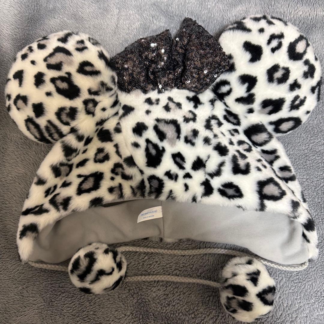 ディズニー ファンキャップ ヒョウ柄 白 - メルカリ