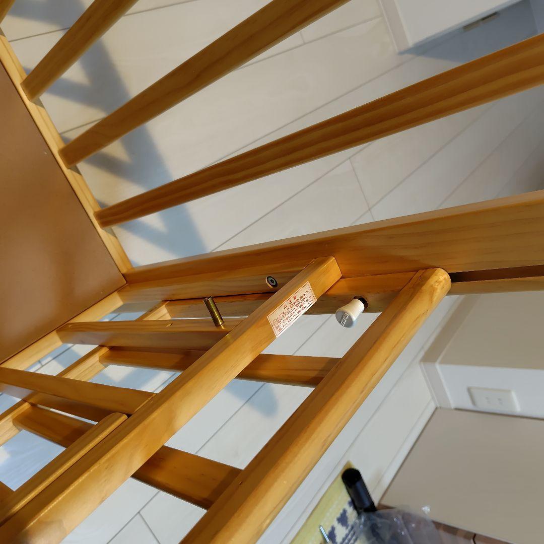 カトージ 木製ベビーベッド 下段収納付き