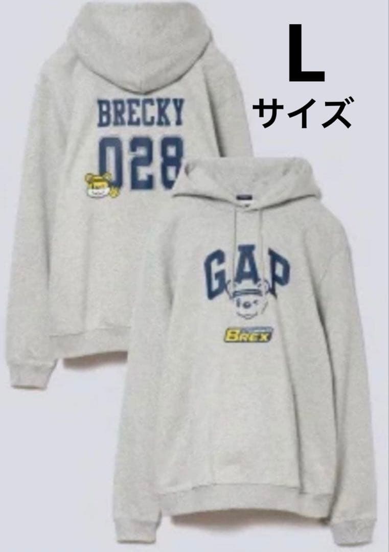 宇都宮BREX GAPコラボパーカーL ブレッキー ステッカー付 - メルカリ