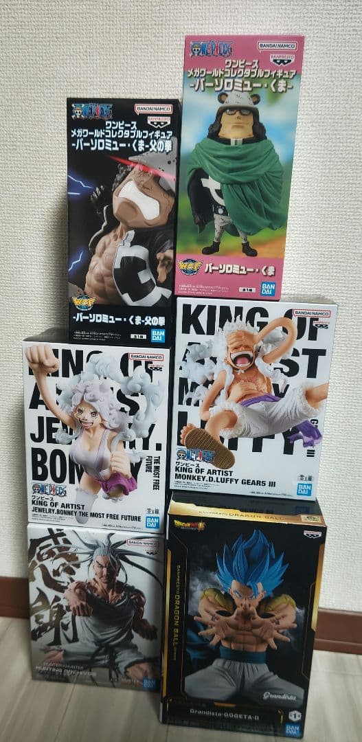 未開封 フィギュア 6体セット ONEPIECE ドラゴンボール等 - メルカリ
