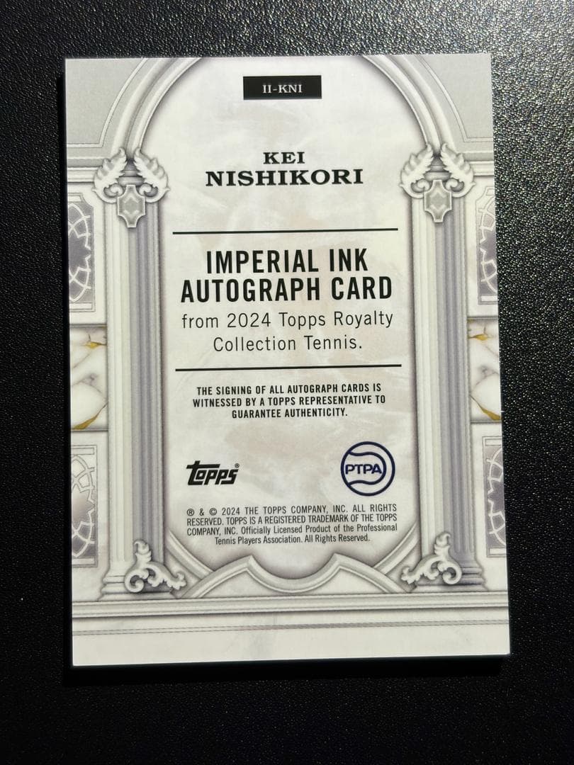 Topps Tennis 錦織圭 直筆サインカード auto - メルカリ