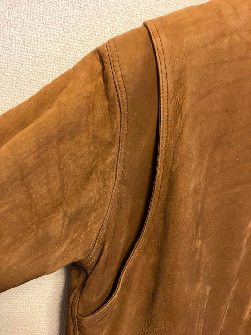 90s L.L.Bean ヌバックレザー カバーオール　USA製 シンサレート