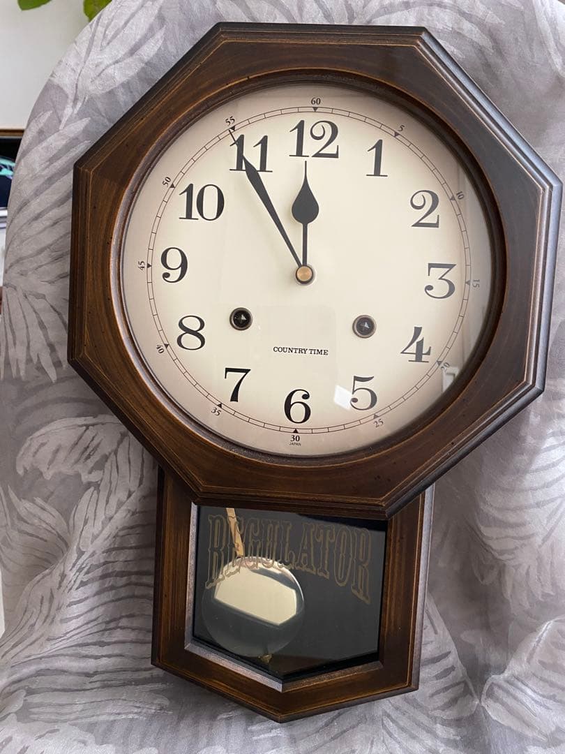 振り子時計☆電波時計☆木製 1140588_h1_001.jpg