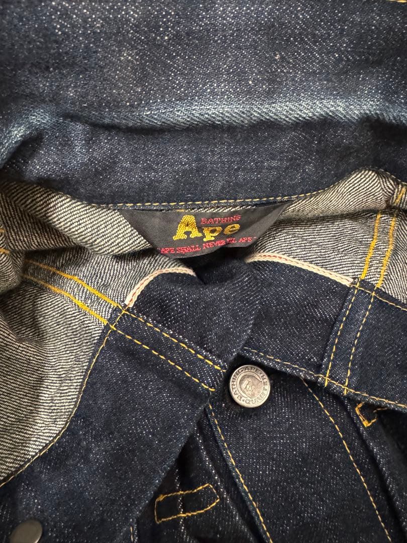 初期 90s〜00s Ape 2ndタイプ Gジャン デニムトラッカージャケット