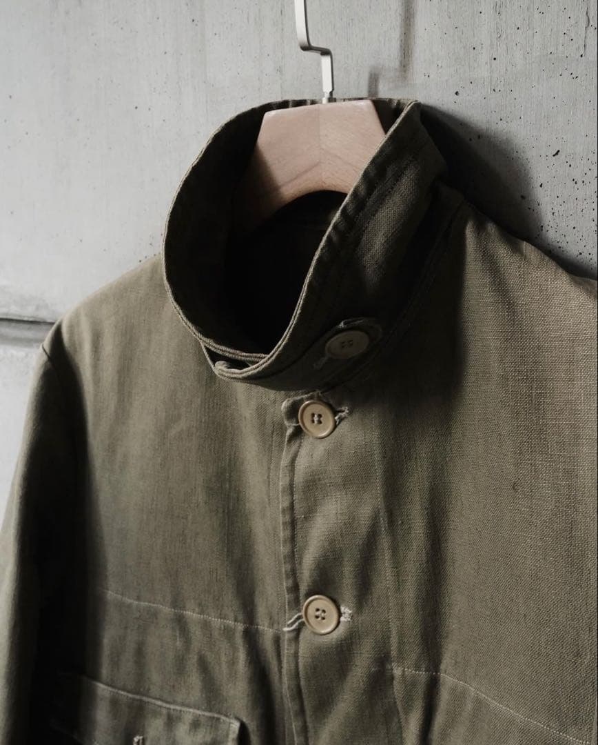 40s フランス製 チンスト ハンティングジャケット - メルカリ