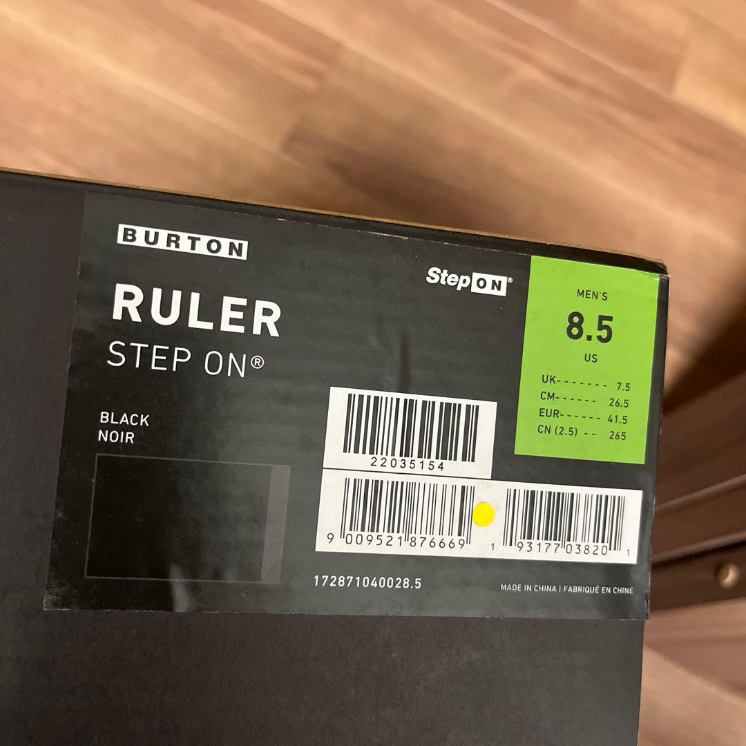 burton step on ブーツ ruler ブラック 26.5cm