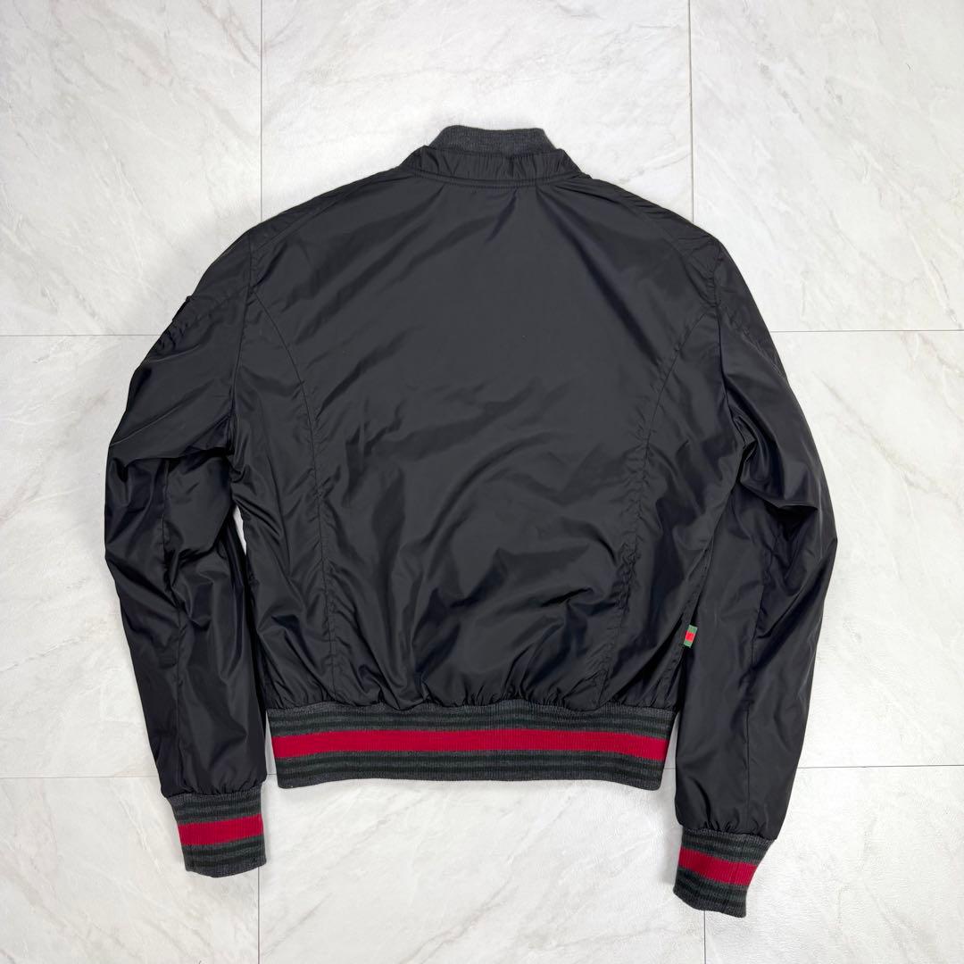 極美品 グッチ トムフォード期 MA1 ナイロンジャケット シェリーライン