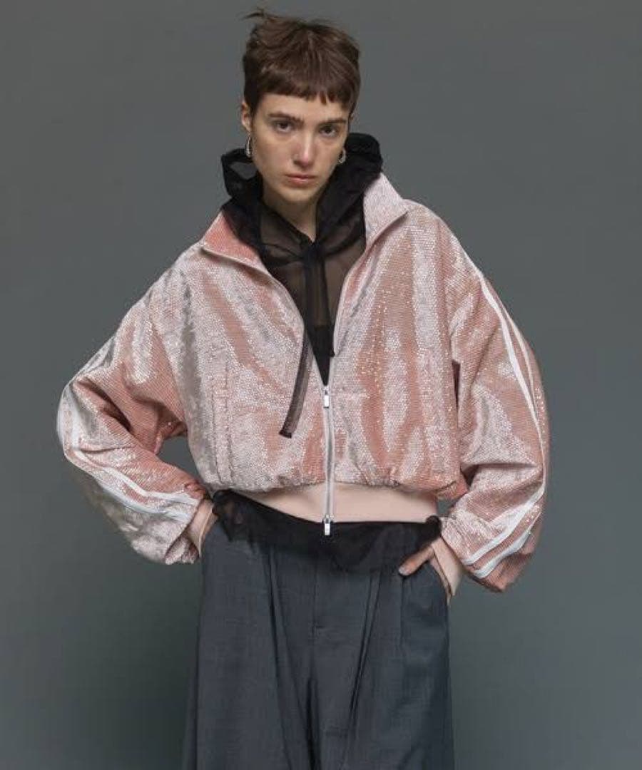 MAISON SPECIAL スパンコールサイドライントラックジャケット - メルカリ