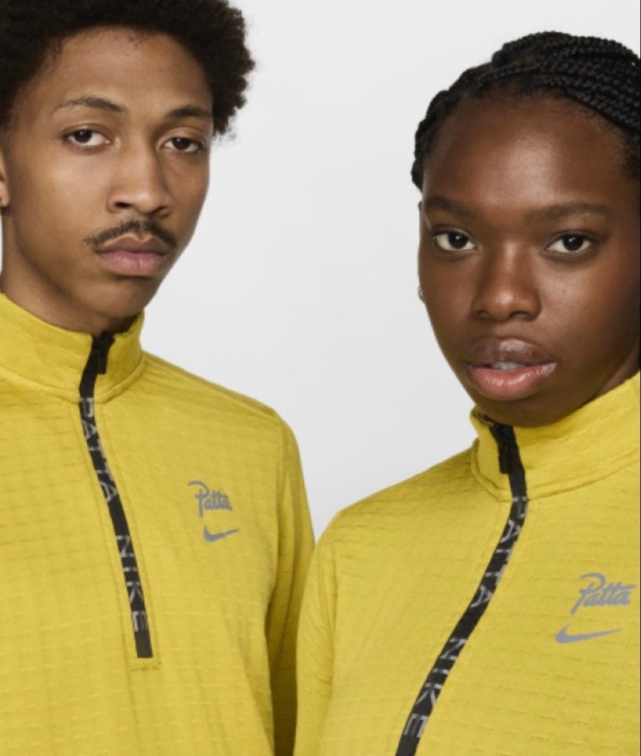 NIKE×patta ハーフジップロングスリーブトップ