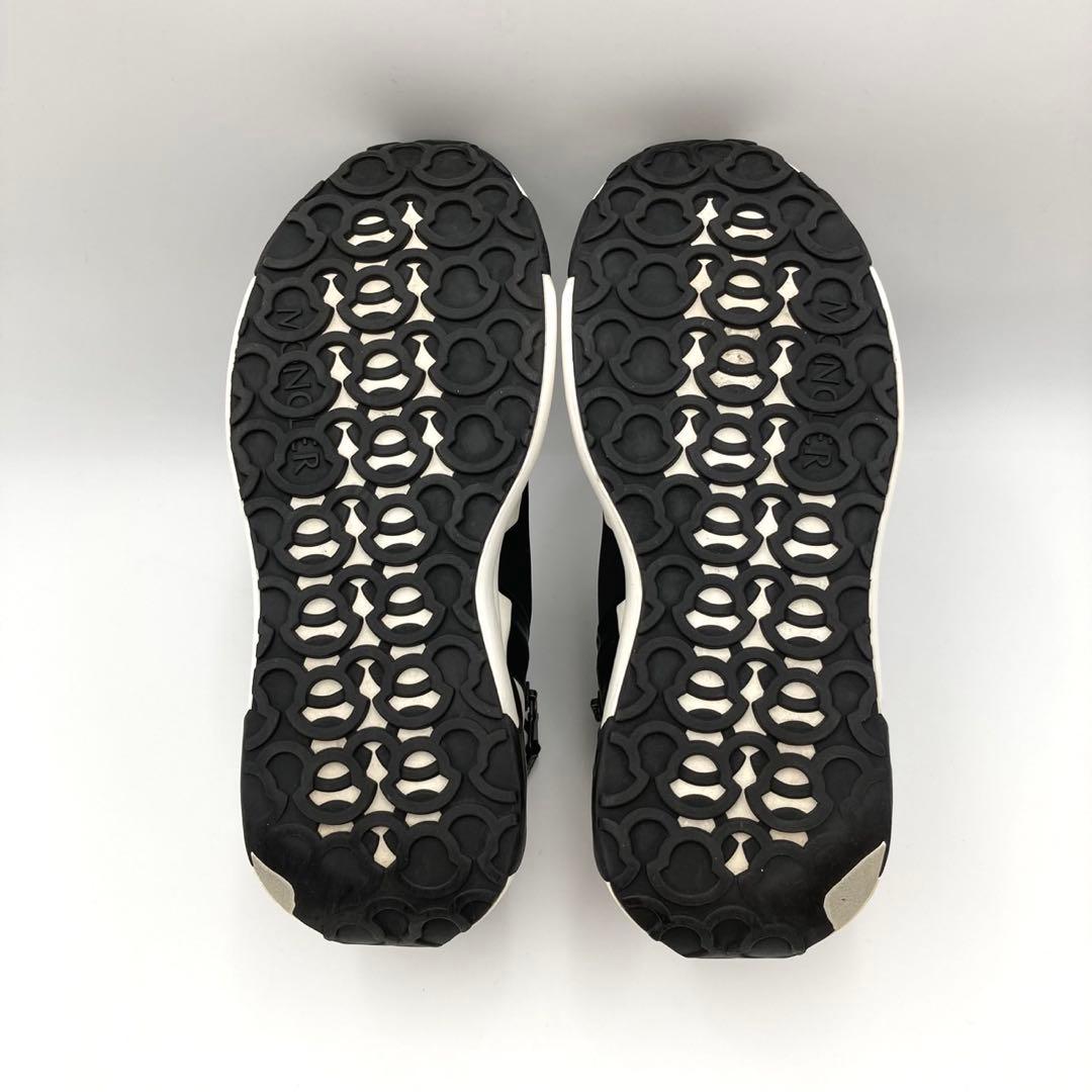 美品✨ MONCLER COMPASSOR ZIP スニーカー 厚底 黒 38 - メルカリ