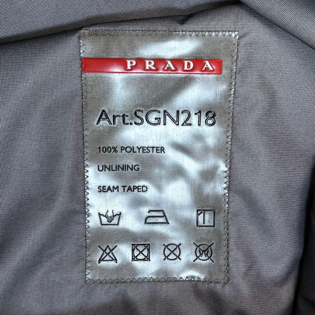 319【希少モデル】プラダ‪スポーツ‪☆アノラックナイロンコート フード‬‬