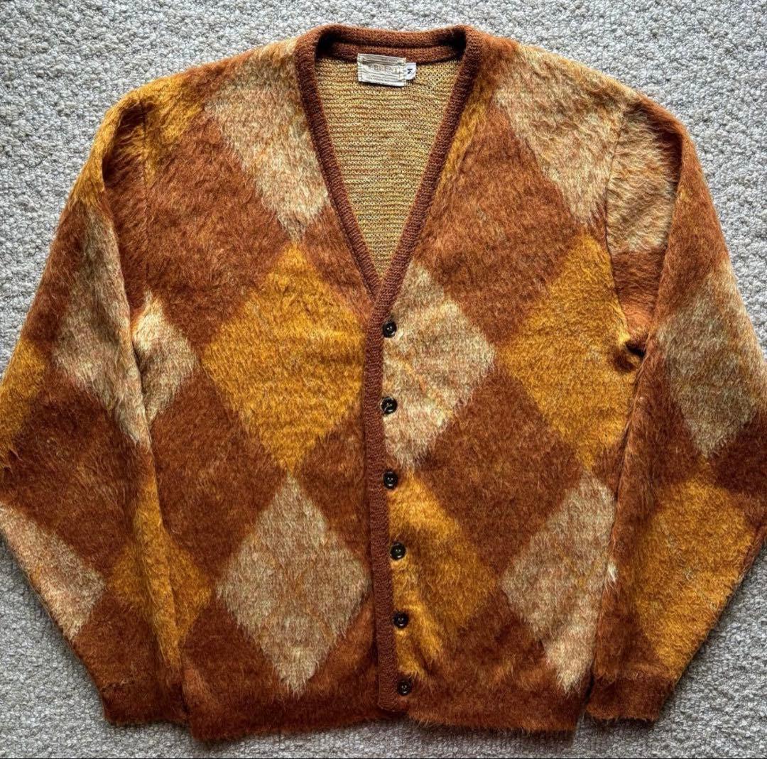 モヘアカーディガンBRENT 60s - メルカリ