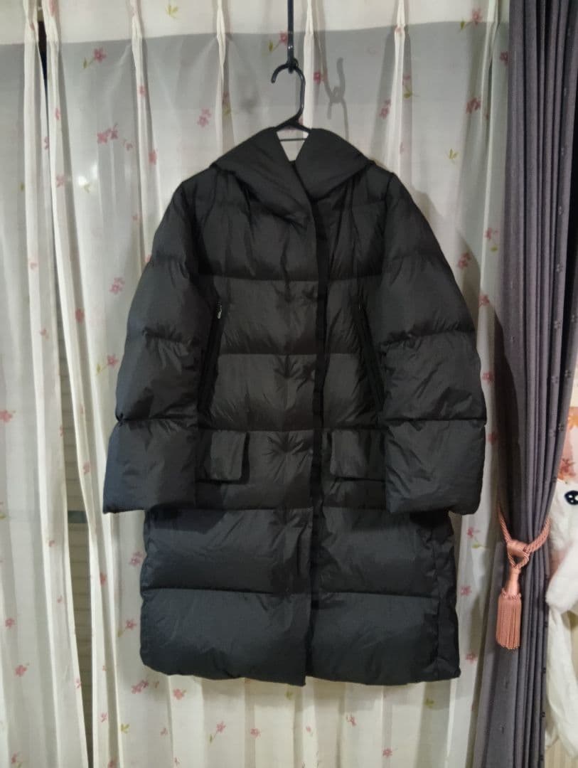 ユニクロ+JジルサンダーダウンコートブラックM ユニクロ公式 | ダウンオーバーサイズコート