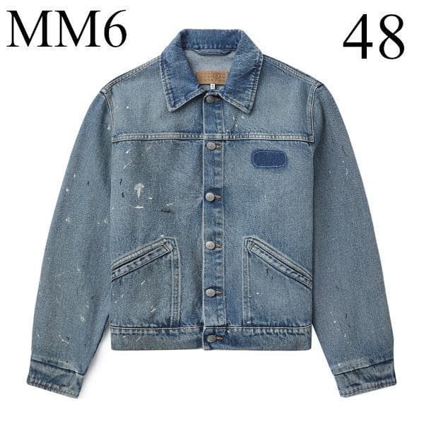 48 MM6 24AW デニムジャケット マルジェラ エムエムシックス - メルカリ
