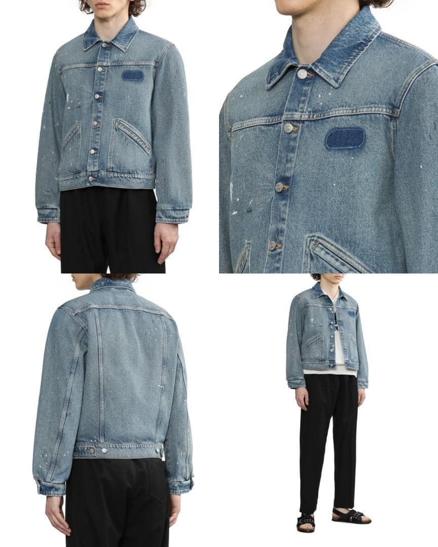 48 MM6 24AW デニムジャケット マルジェラ エムエムシックス - メルカリ