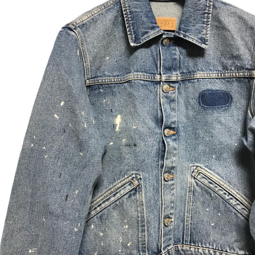 48 MM6 24AW デニムジャケット マルジェラ エムエムシックス - メルカリ