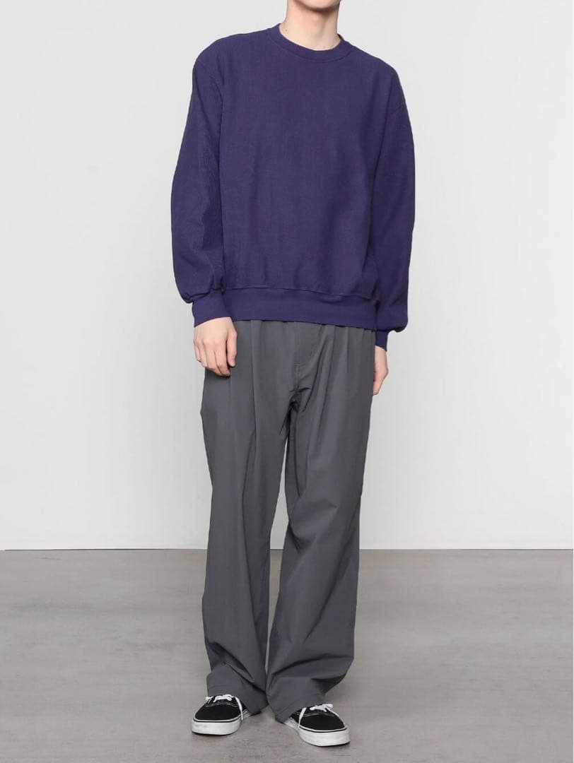 25SS ブラームスルーツストック サーマルプルオーバー パープル 2