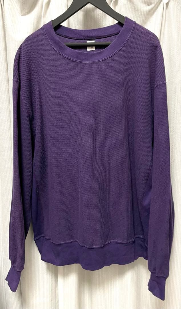 25SS ブラームスルーツストック サーマルプルオーバー パープル 2