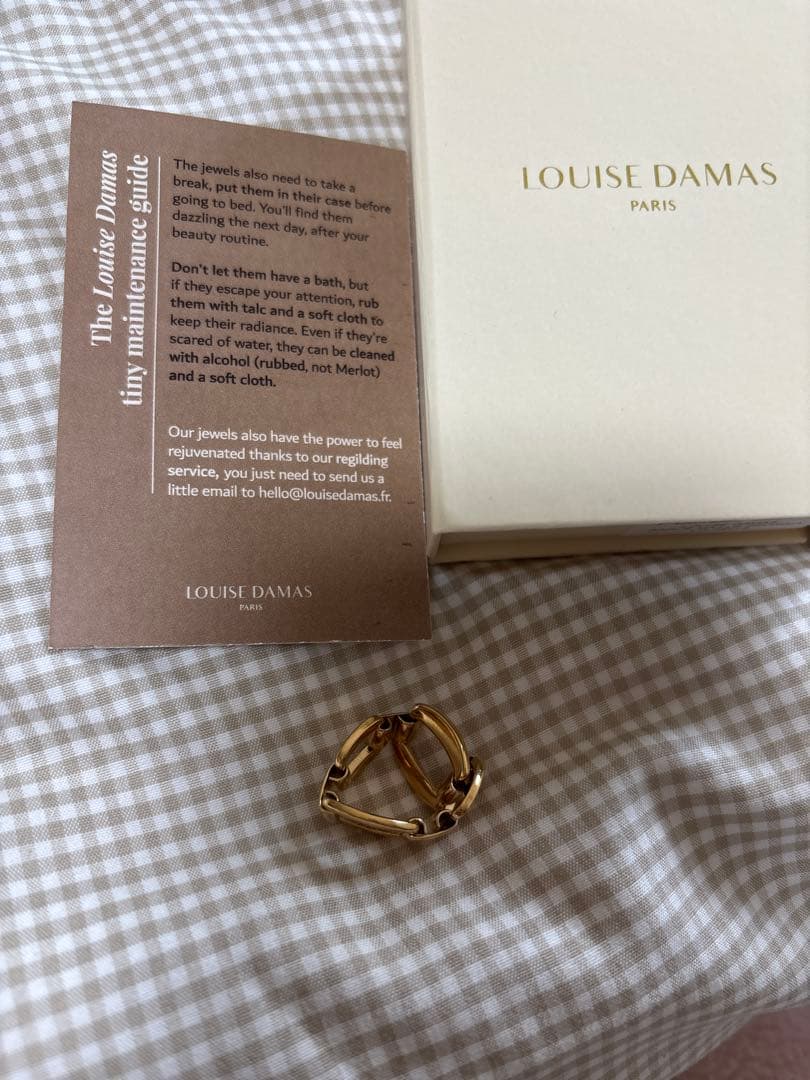 LOUISE DAMAS／ルイーズダマス☆リング☆新品☆専用 LOUISE DAMAS／ルイーズダマス】チェーンリング | スローブ イエナ