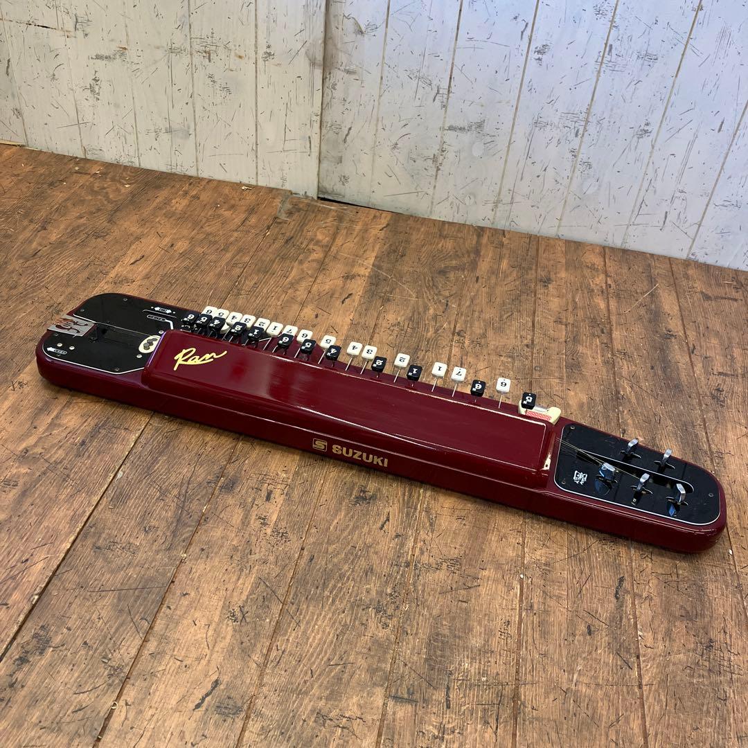 スズキ SUZUKI 蘭 電気大正琴 大正琴 弦楽器 和楽器 琴 ピック付