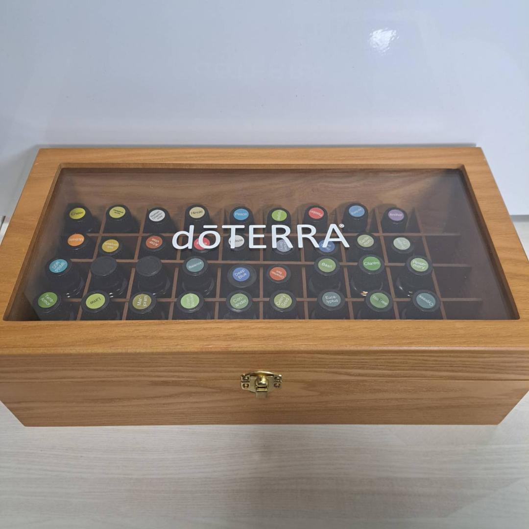 doterra オイル 65本セット 木箱2個付き ドテラ アロマまとめ - メルカリ