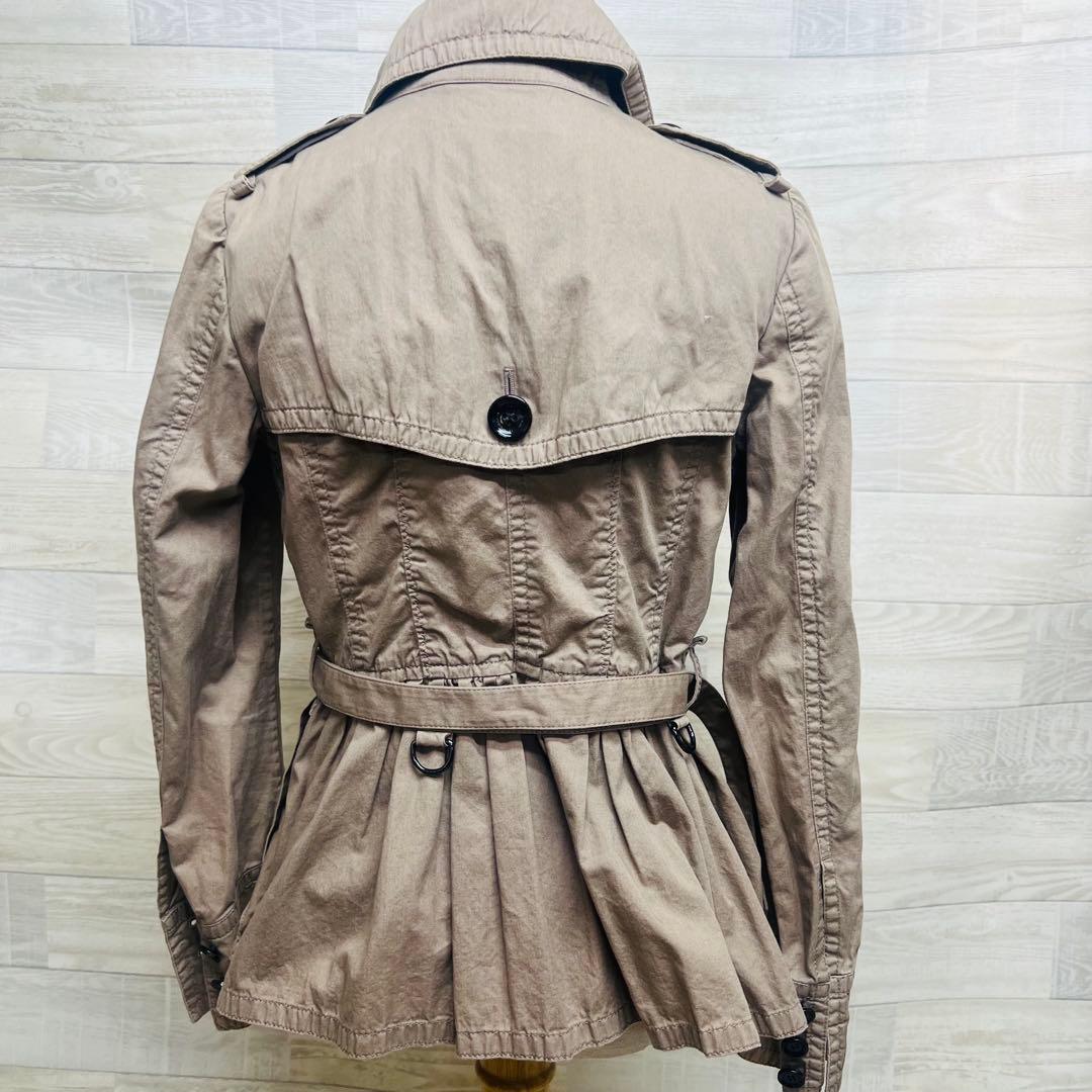 BURBERRY BLACK LABEL ショートトレンチコート 38 S〜M - メルカリ