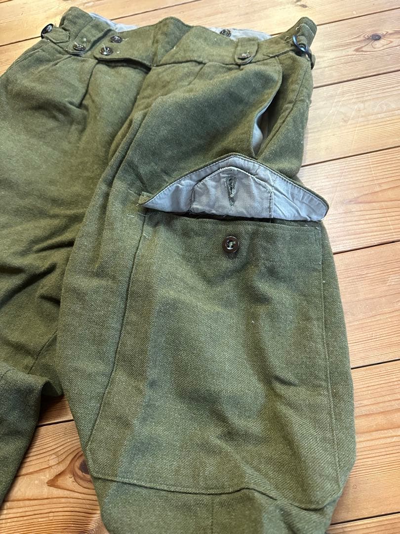 W40cm】50年代 オーストラリア軍 ウール グルカパンツ ミリタリー