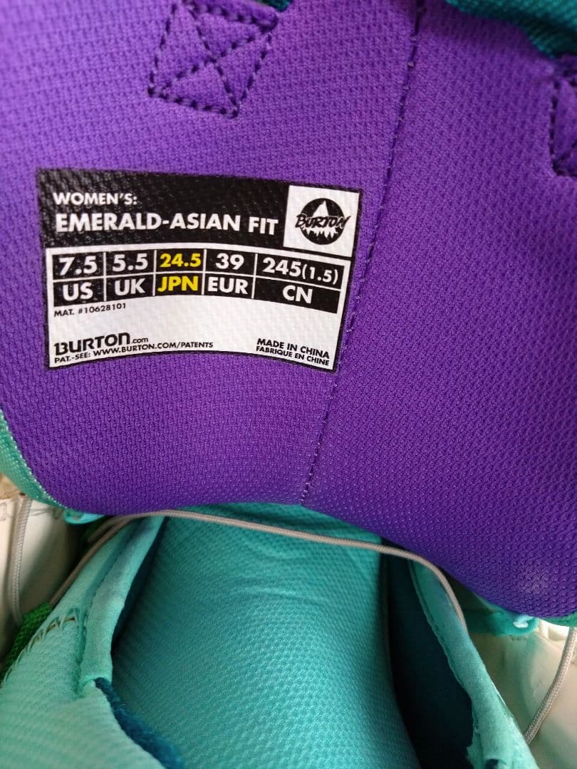 【値下げ】BURTON　EMERALD スノーボードブーツ(女性用)24.5cm