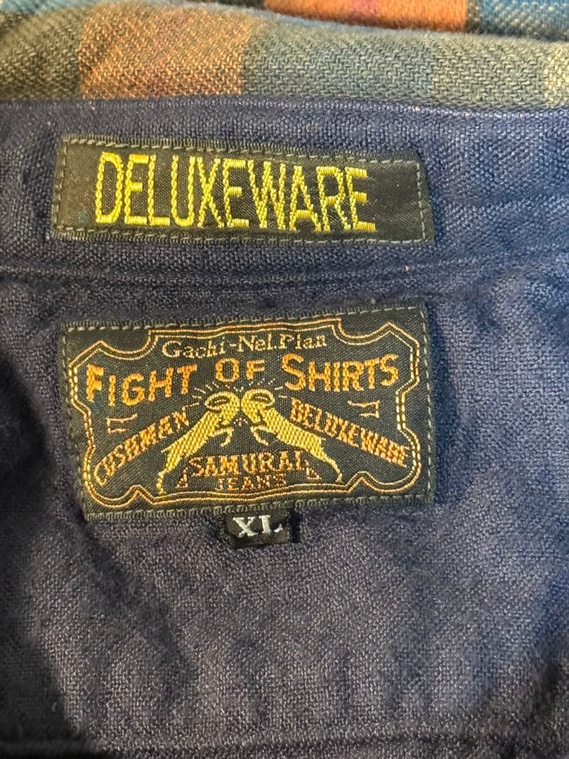 DELUXEWARE デラックスウエア ガチ シャツ HV-20 限定 XL - メルカリ