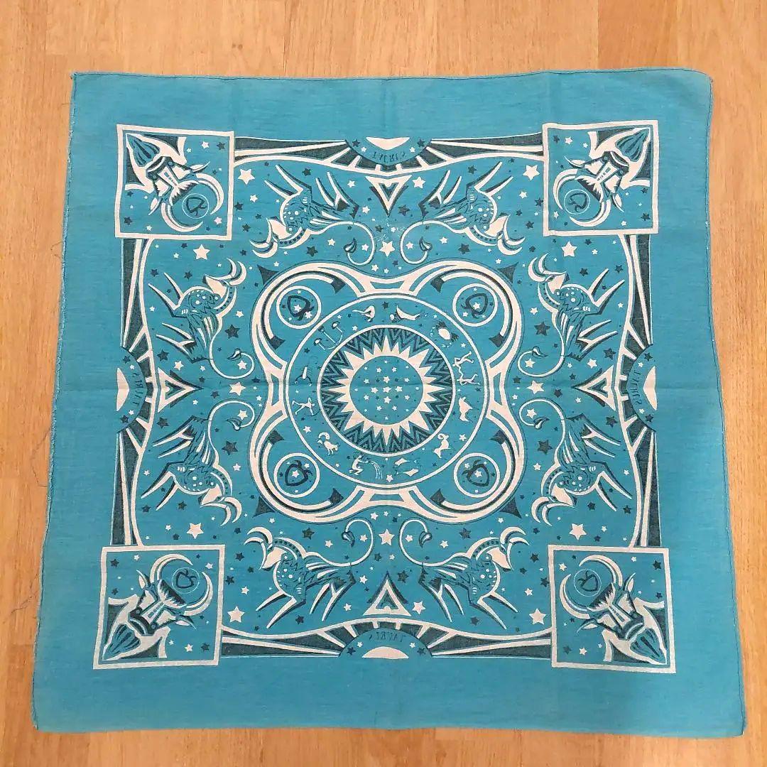 ヴィンテージ 星座柄 バンダナ 牡牛座 - メルカリ
