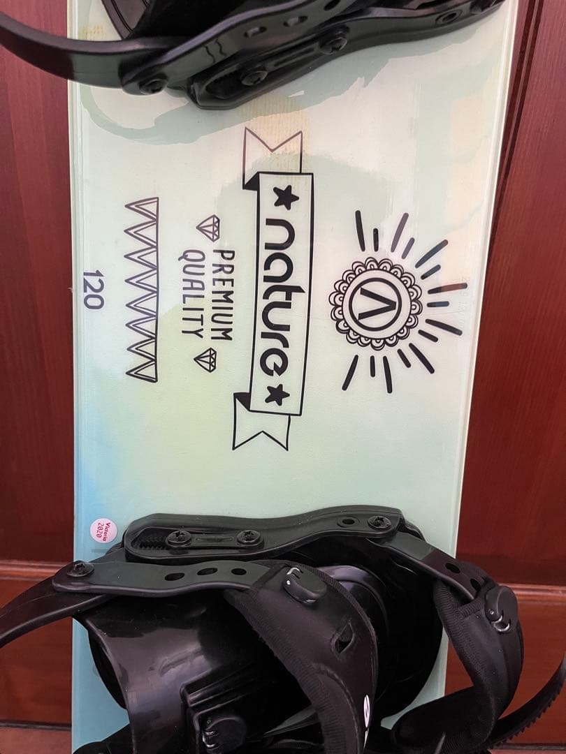 r*o様 キッズスノーボード NATURE 120センチ バイン、ケースセット