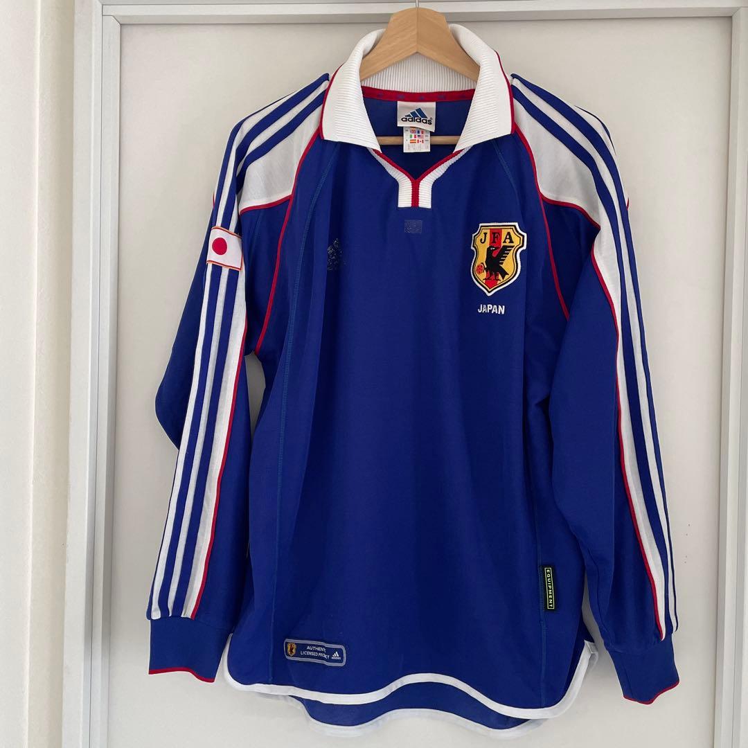 a*n様 サッカー日本代表ユニフォーム　2001 アディダス製　長袖　コンフェデ a*n様 サッカー日本代表ユニフォーム 2001 アディダス製 長袖