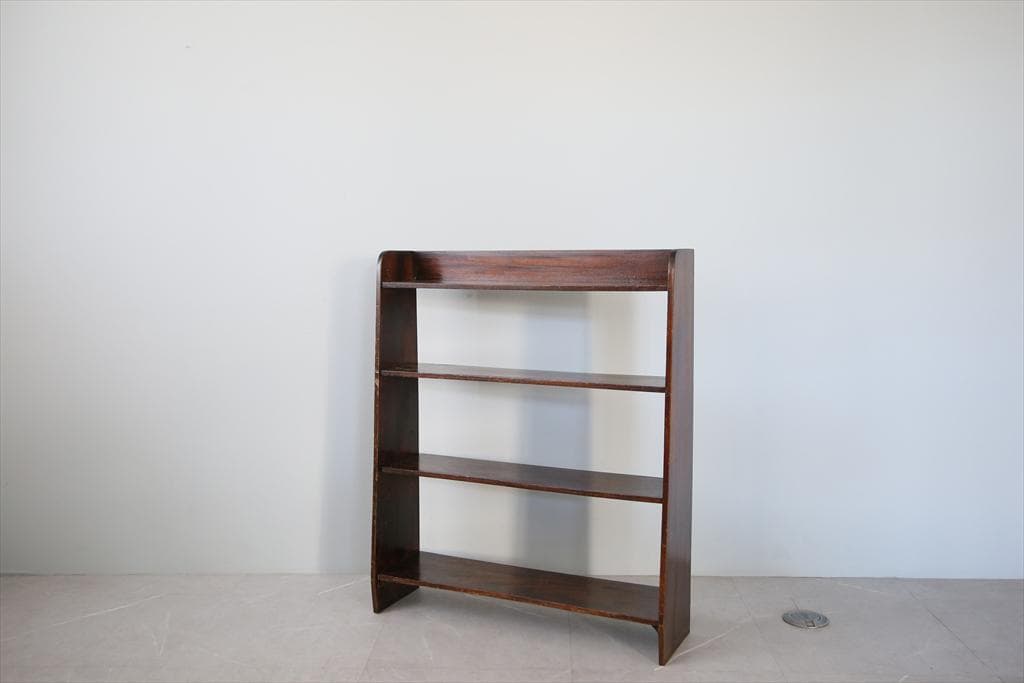 英国アンティーク木製ブックシェルフ/本棚/オープンラック/飾り棚(89-63 イギリス アンティーク ブックシェルフ 木製 飾り棚 オープンラック