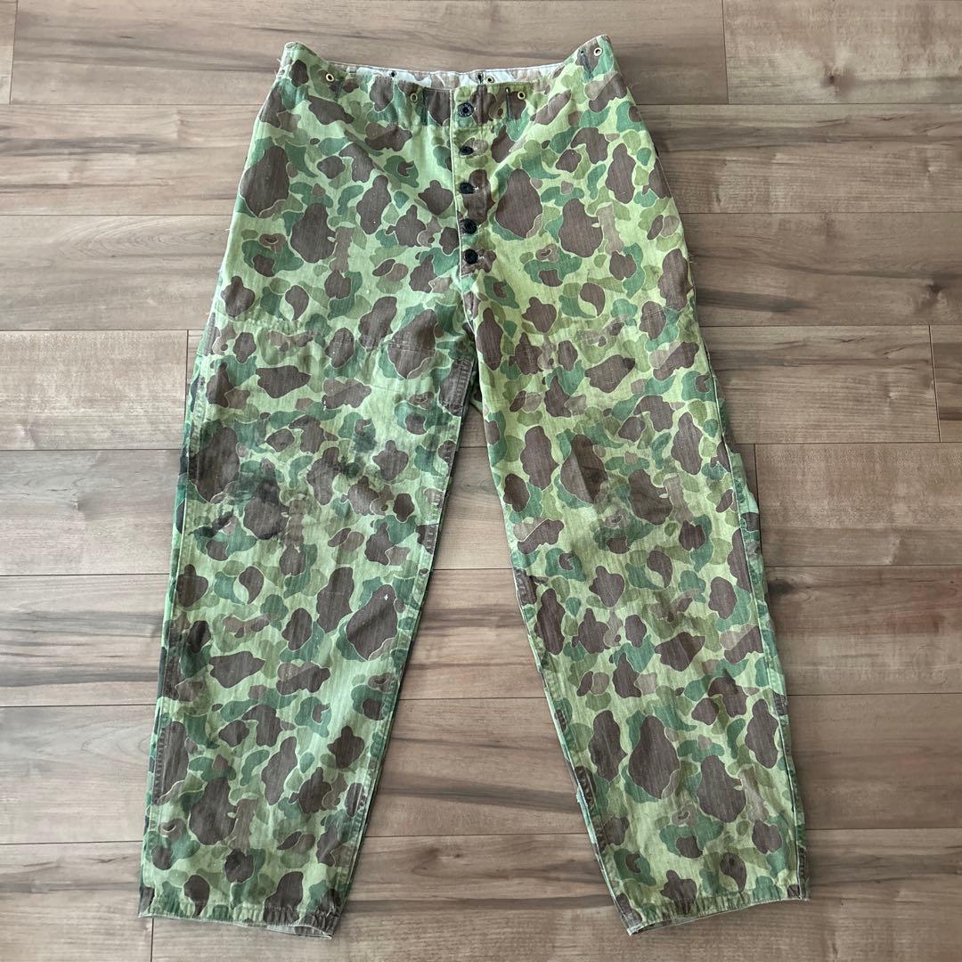 秋田犬様専用】40s usmc p44 ダックハンターカモパンツ - メルカリ