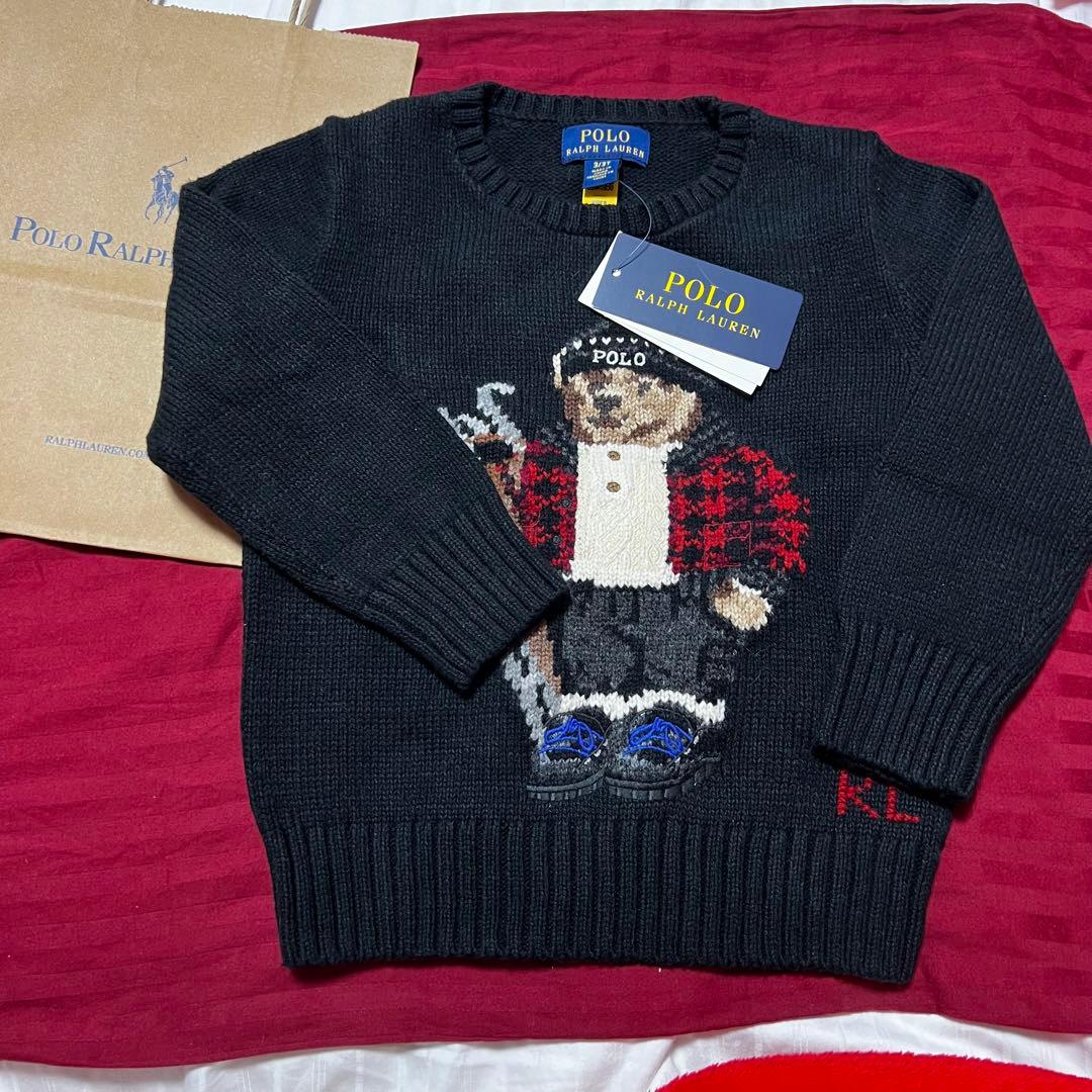 ポロベア ニット スキー ラルフローレン 3 - 100 ポロ 熊 - メルカリ