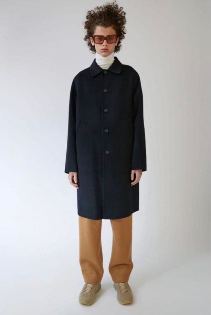 Acne studios アクネストゥディオズ 17 aw コート ウール 黒 - メルカリ