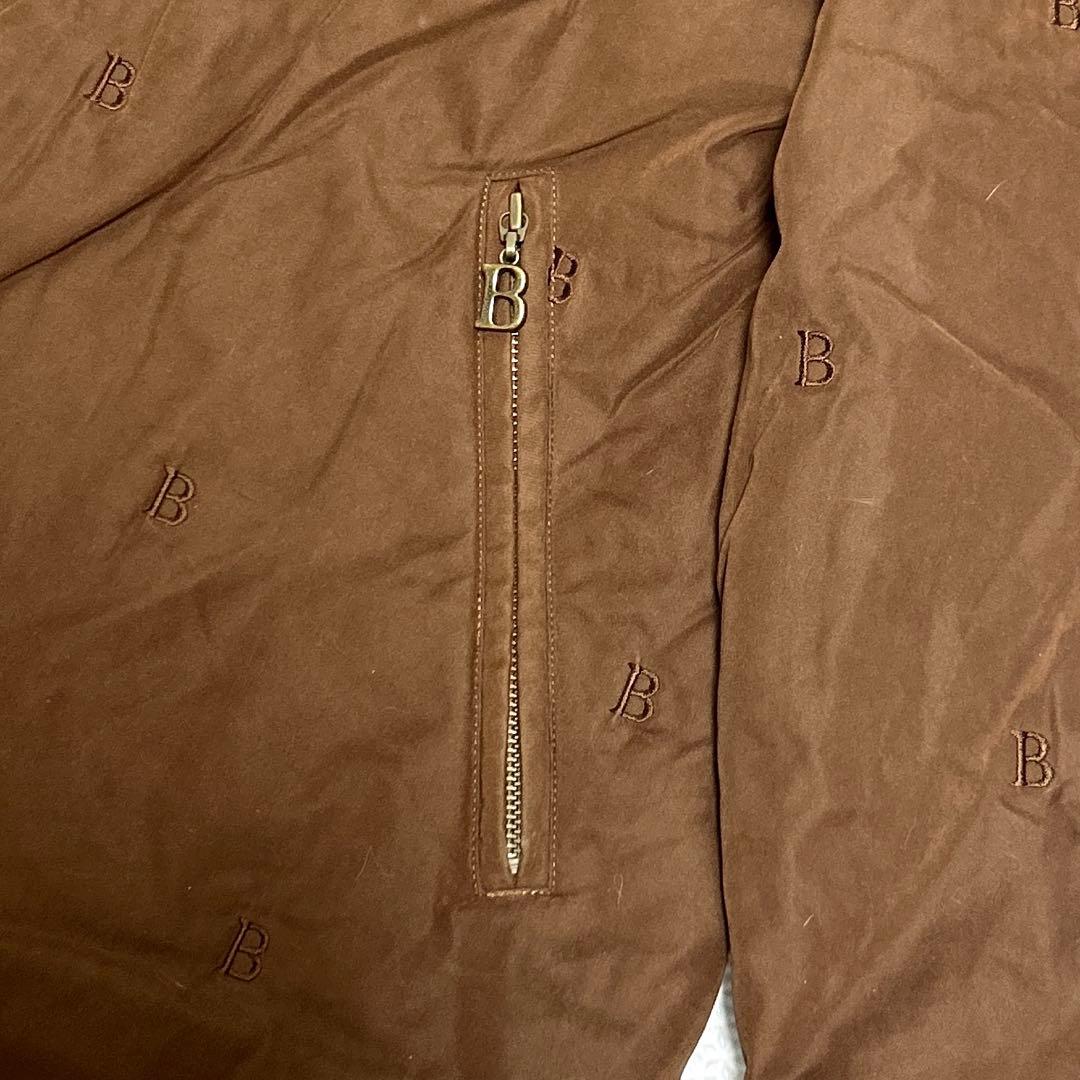 美品 バーバリー ロングゴート B刺繍 アウター ノバチェック メンズ L