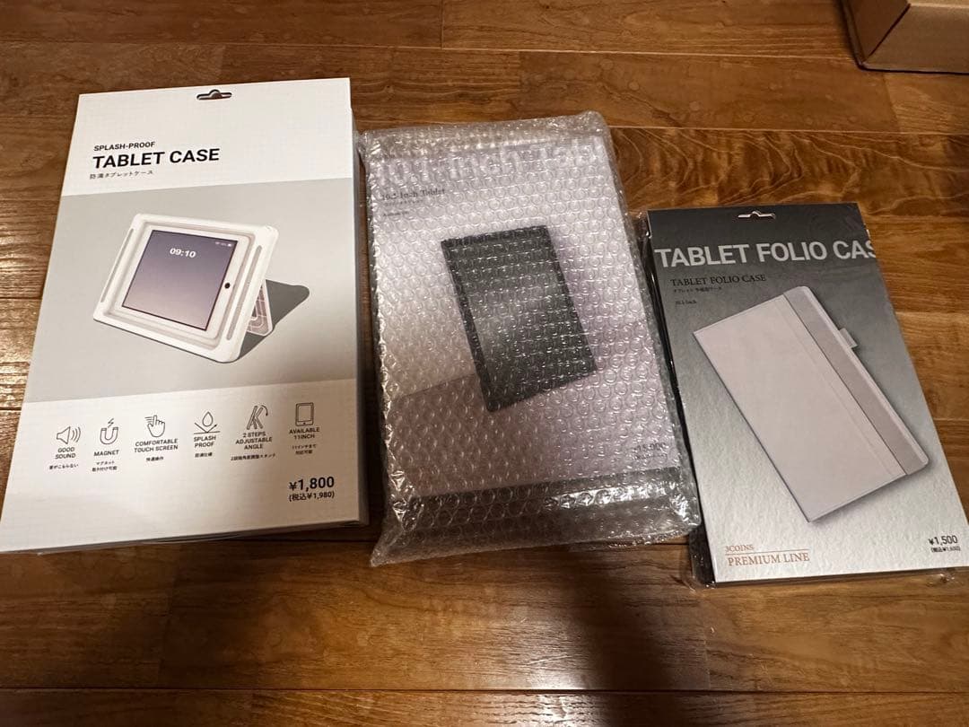 プ*❌様 スリーコインズ 10.1インチタブレット＆ケース＆防滴