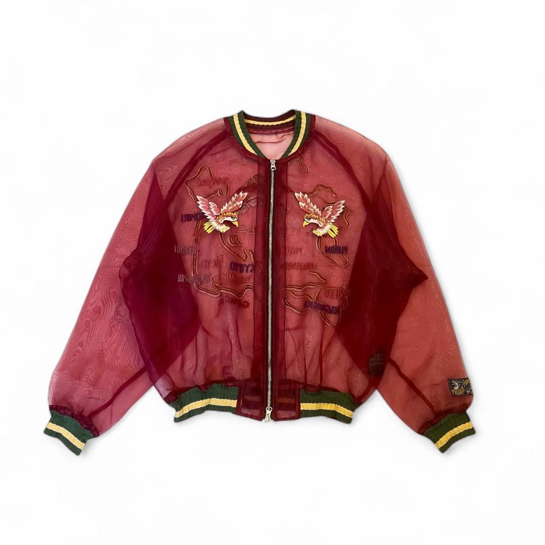 ジャケット・アウター KAPITAL Sheer Pearl Souvenir Jacket KAPITAL]シアーパール モスキートガードスーベニアJKT(TAIWAN) - TAKE