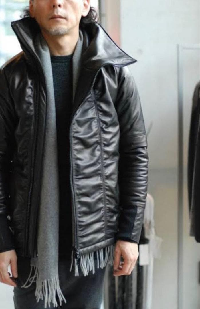 未使用 リップヴァンウィンクル レザースキージャケット 3 中綿入り R+