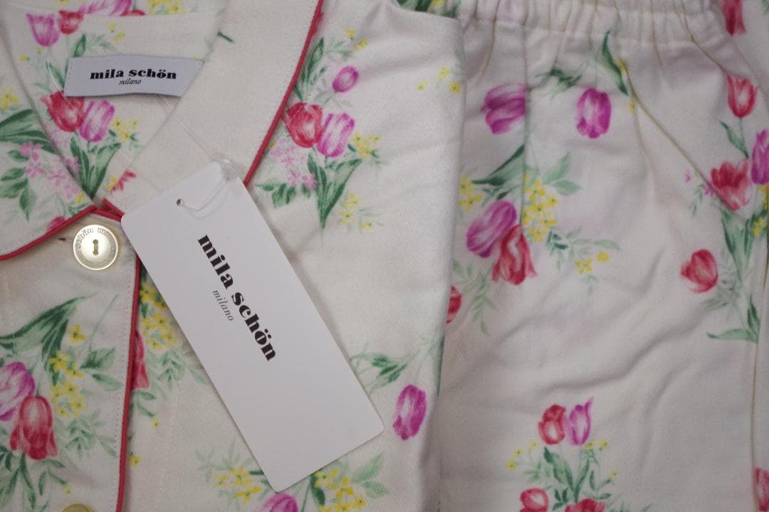 新品】ミラショーン 秋冬物中空糸厚手ネル地パジャマ(M) A18