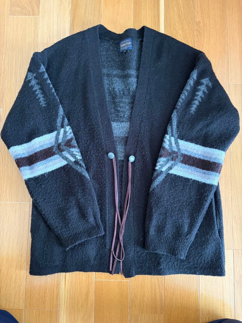 NANO universe PENDLETON/別注ニットトッパーカーデ M PENDLETON（ペン