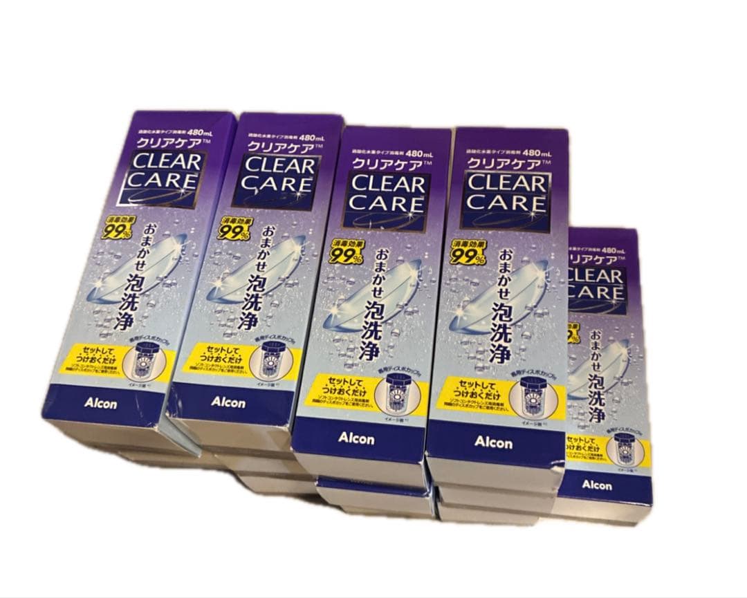 CLEAR CARE クリアケア　480ml×13本 ソフト用/過酸化水素タイプ】クリアケア 480mL Alcon｜日本アルコン